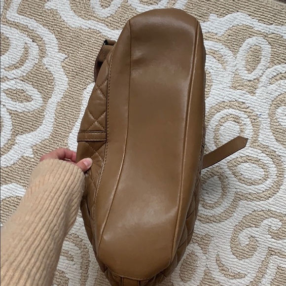 BURBERY quilted brown satchel handle purse - Picture 7 of 11